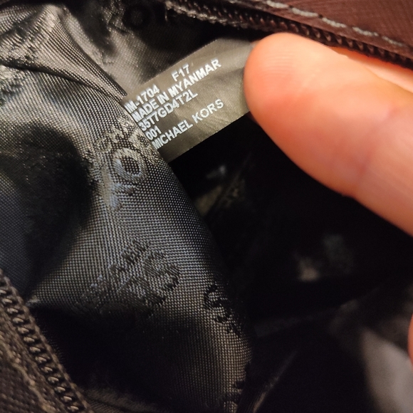 Michael Kors Sady Saffiano Leather Tote - Black Style 35T7GD4T2L - Picture 6 of 13